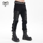Devil Fashion Revolt Zip Eyelet Punk Pants