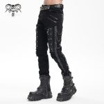 Devil Fashion Revolt Zip Eyelet Punk Pants