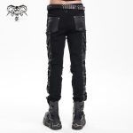 Devil Fashion Revolt Zip Eyelet Punk Pants