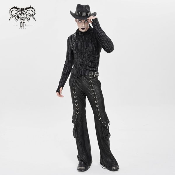 Devil Fashion Maverick O-ring Flare Trousers