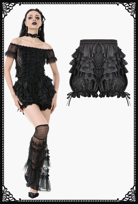 Dark In Love Bloomers Gothic Lolita Shorts