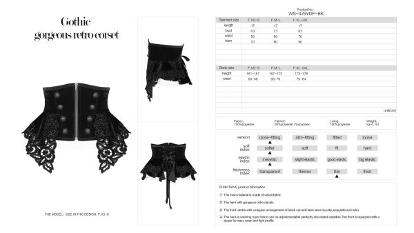 Punk Rave Priestess Waist Belt