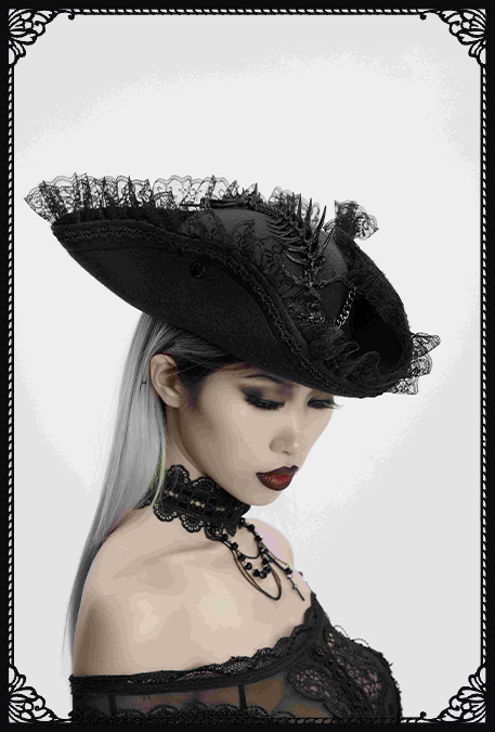 Punk Rave Baron Of The Veil Gothic Hat