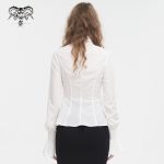 Devil Fashion De Mort White Blouse