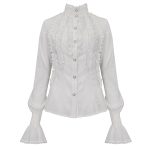 Devil Fashion De Mort White Blouse