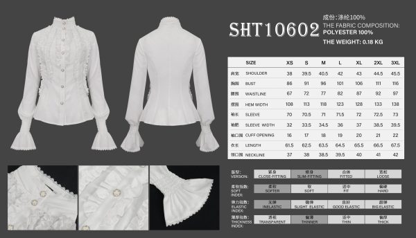 Devil Fashion De Mort White Blouse