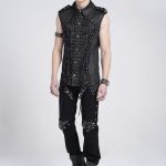 Devil Fashion Duskwarden Lace UP Gothic Vest