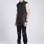 Devil Fashion Duskwarden Lace UP Gothic Vest