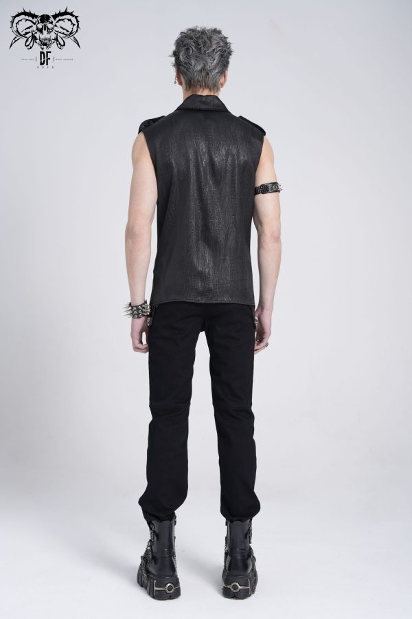 Devil Fashion Duskwarden Lace UP Gothic Vest