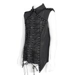 Devil Fashion Duskwarden Lace UP Gothic Vest