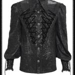 Devil Fashion Lucian Lace Detail Gothic Shirt