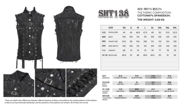 Fashion Diesel Punk Mad Max Vest