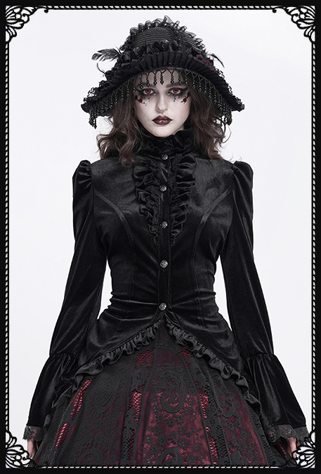 Fashion Constance Velvet Blouse