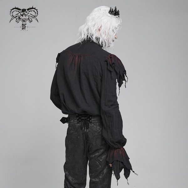 Devil Fashion Prince Tenebra Black & Red Gothic Shirt