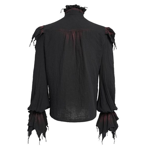 Devil Fashion Prince Tenebra Black & Red Gothic Shirt