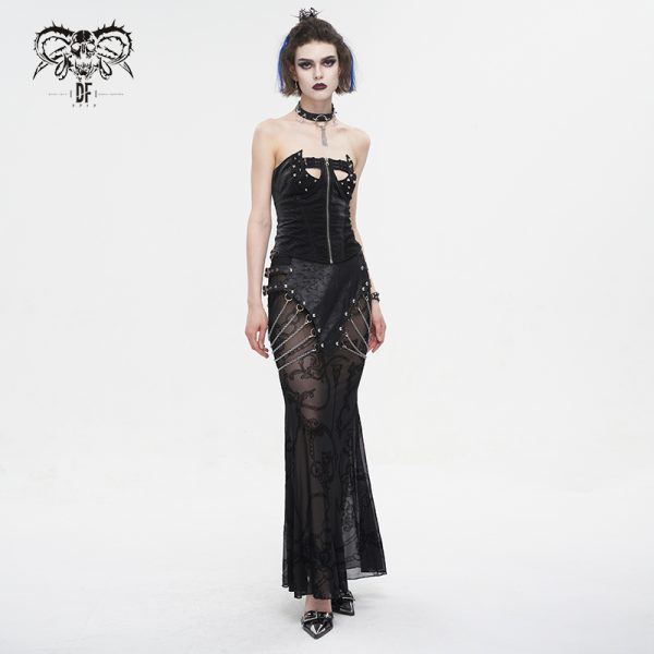 Devil Fashion Luana Chained Skirt
