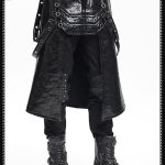 Devil Fashion Ivar Post-Apocalyptic Open Kilt Skirt With Straps