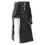 Devil Fashion Ivar Post-Apocalyptic Open Kilt Skirt With Straps