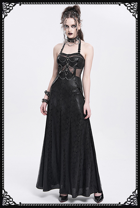 Devil Fashion Satania Chain Maxi Dress
