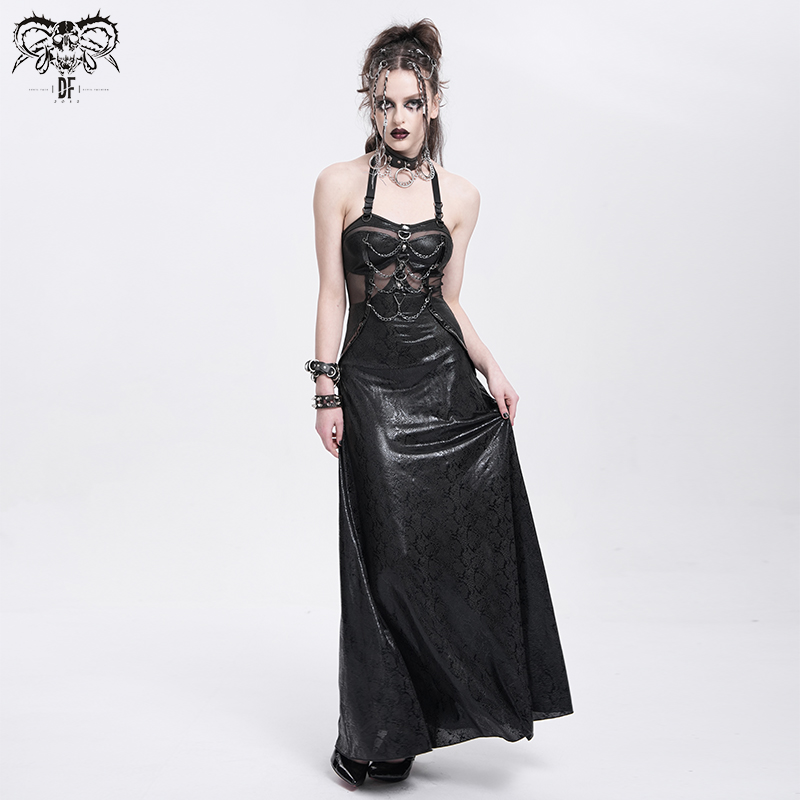 Devil Fashion Satania Chain Maxi Dress