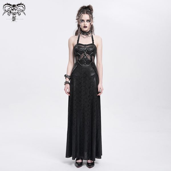 Devil Fashion Satania Chain Maxi Dress