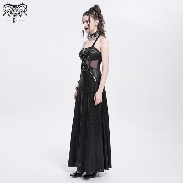 Devil Fashion Satania Chain Maxi Dress