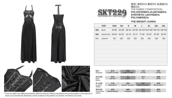 Devil Fashion Satania Chain Maxi Dress