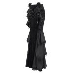 Devil Fashion Addams Cascade Velvet Gothic Skirt