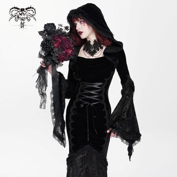 Devil Fashion Filthy Confession Gothic Dress With Veil