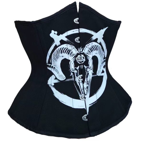 SaiSai Baphomet Pentagram Under-bust Corset