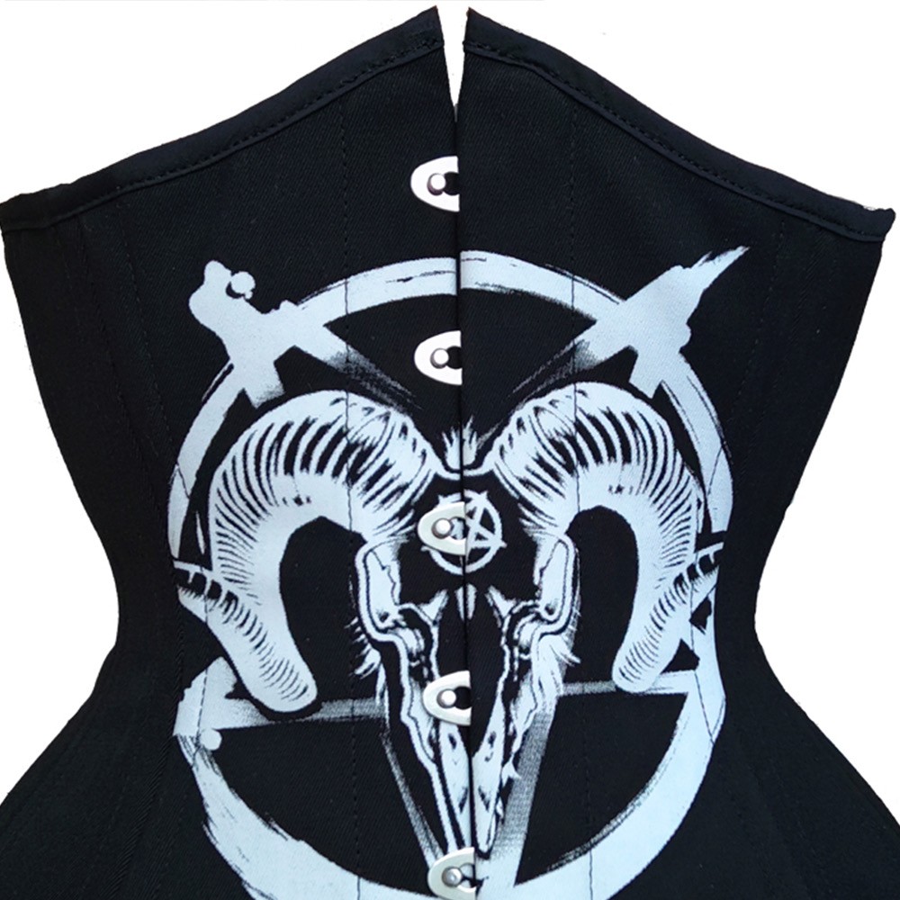 SaiSai Baphomet Pentagram Under-bust Corset