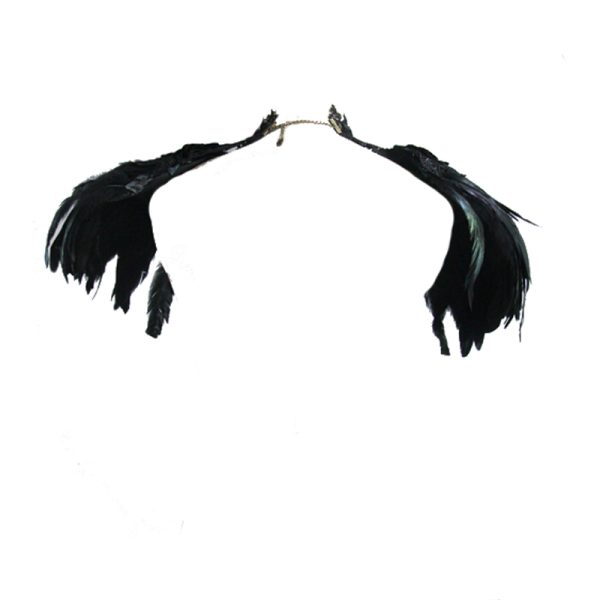 Sai Sai Skull and Feather Shrug