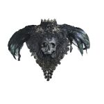 Sai Sai Skull and Feather Shrug