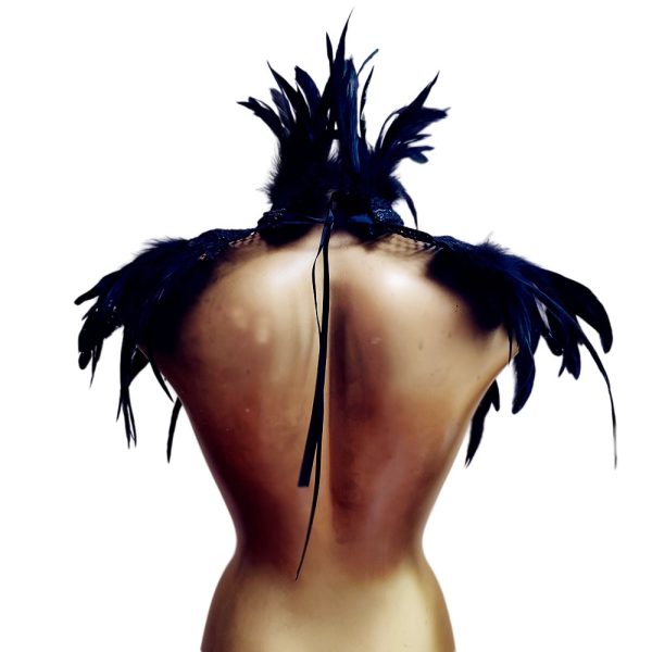 SaiSai Fiona Feather Shoulder Piece