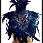 SaiSai Fear My Feathers Embroided Bolero