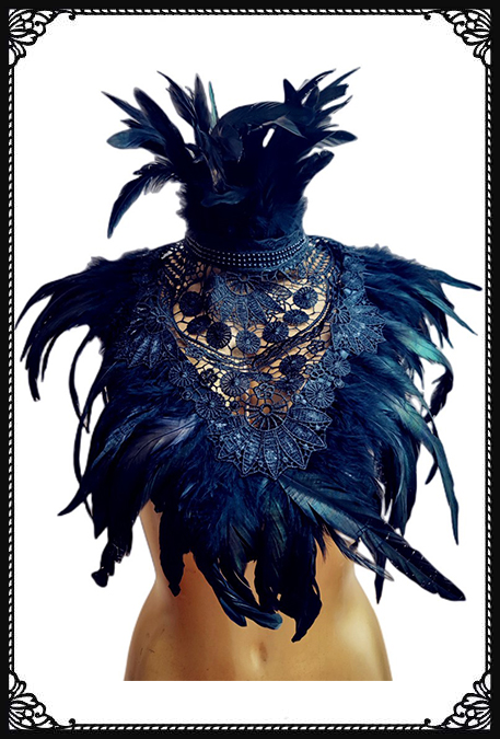 SaiSai Fear My Feathers Embroided Bolero