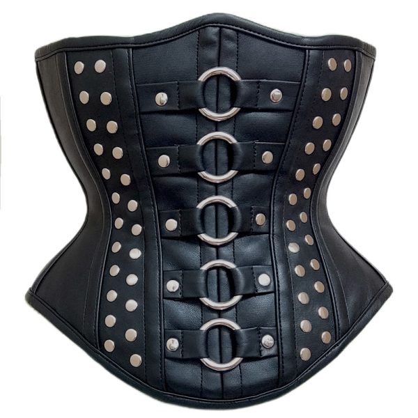 SaiSai Katrina PU Black Corset