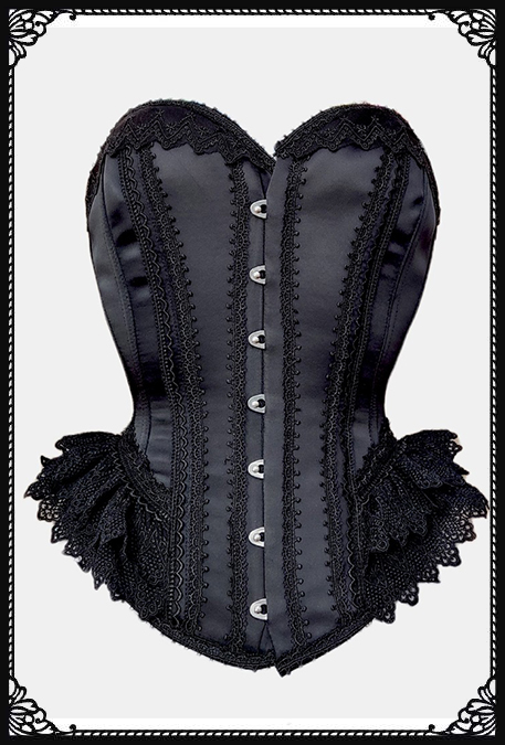 SaiSai Burlesque Frill Overbust Corset