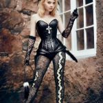 SaiSai Sinner Faux Leather Overbust Corset