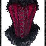 SaiSai Satine Red Overbust Corset