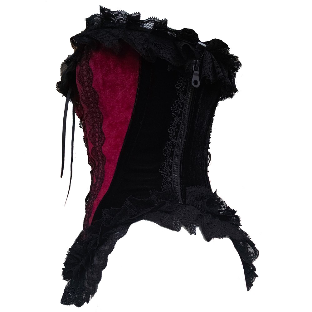 SaiSai Satine Red Overbust Corset