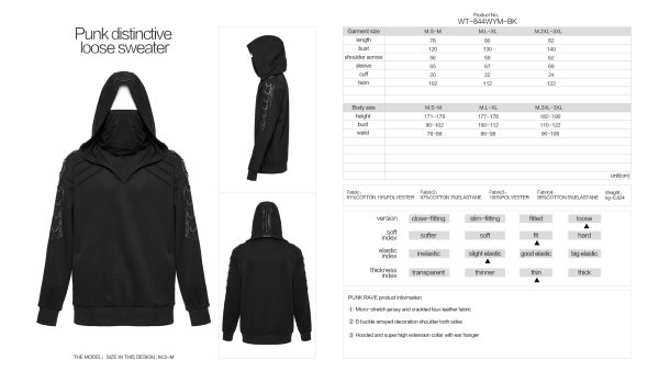 Punk Rave Uncharted Hoodie