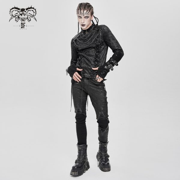 Devil Fashion Jett Pentagram Chain Top