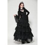 Dark In Love Alina Victorian Collar Gothic Bell Sleeves Top
