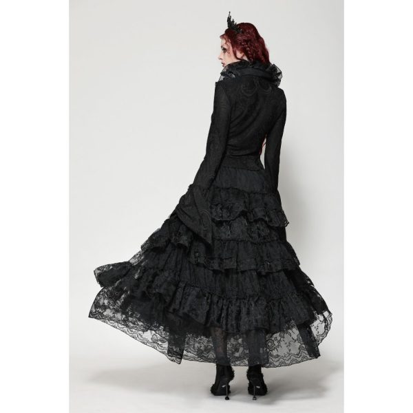 Dark In Love Alina Victorian Collar Gothic Bell Sleeves Top