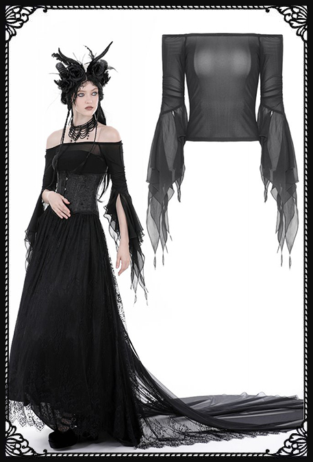 Dark In Love Kaila Bell Sleeves Top