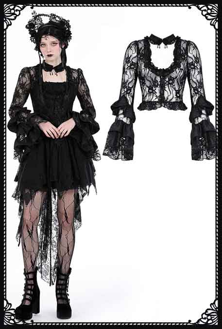 Dark In Love Jala Lace Bolero