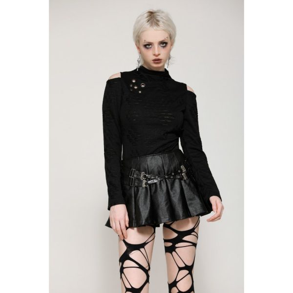 Dark In Love Omen Open Back Detail Top