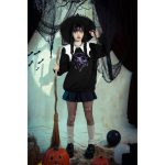 Dark In Love Witch Night Sweater With Collar Detail