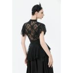 Dark In Love Nixara Lace Collar Top